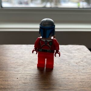 Star Wars Santa Jango Fett Red Torso Santa Claus Coat Backpack Dark Beige Figure